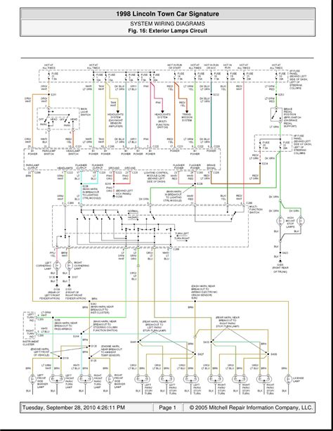 1988 lincoln town car wiring diagram 
